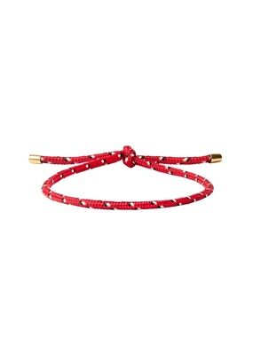 ROUGE PARACORD TIE BRACELET/ANKLET